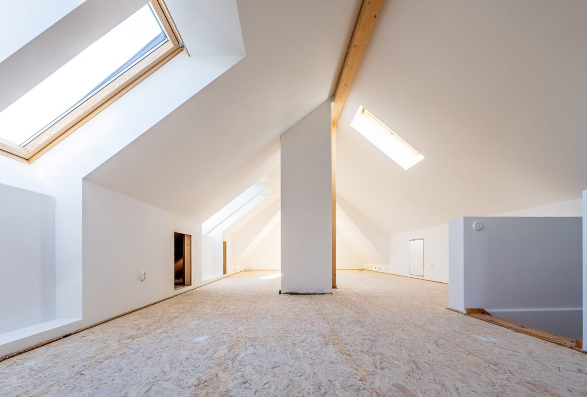 Wohnraumerweiterung durch Dachgeschoßausbau, Panorama Wohnraumerweiterung durch Dachgeschoßausbau, Panorama